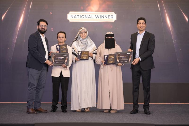Al-Khair Academy team at the Propel Shiksha Awards