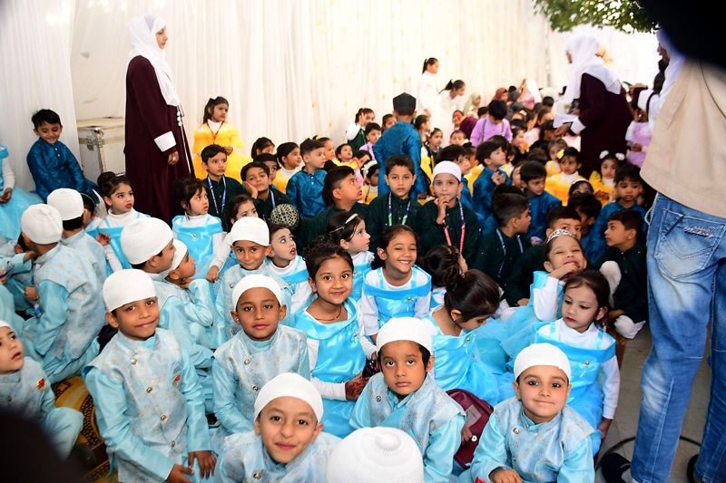 Al-Khair Academy students together at a school celebration